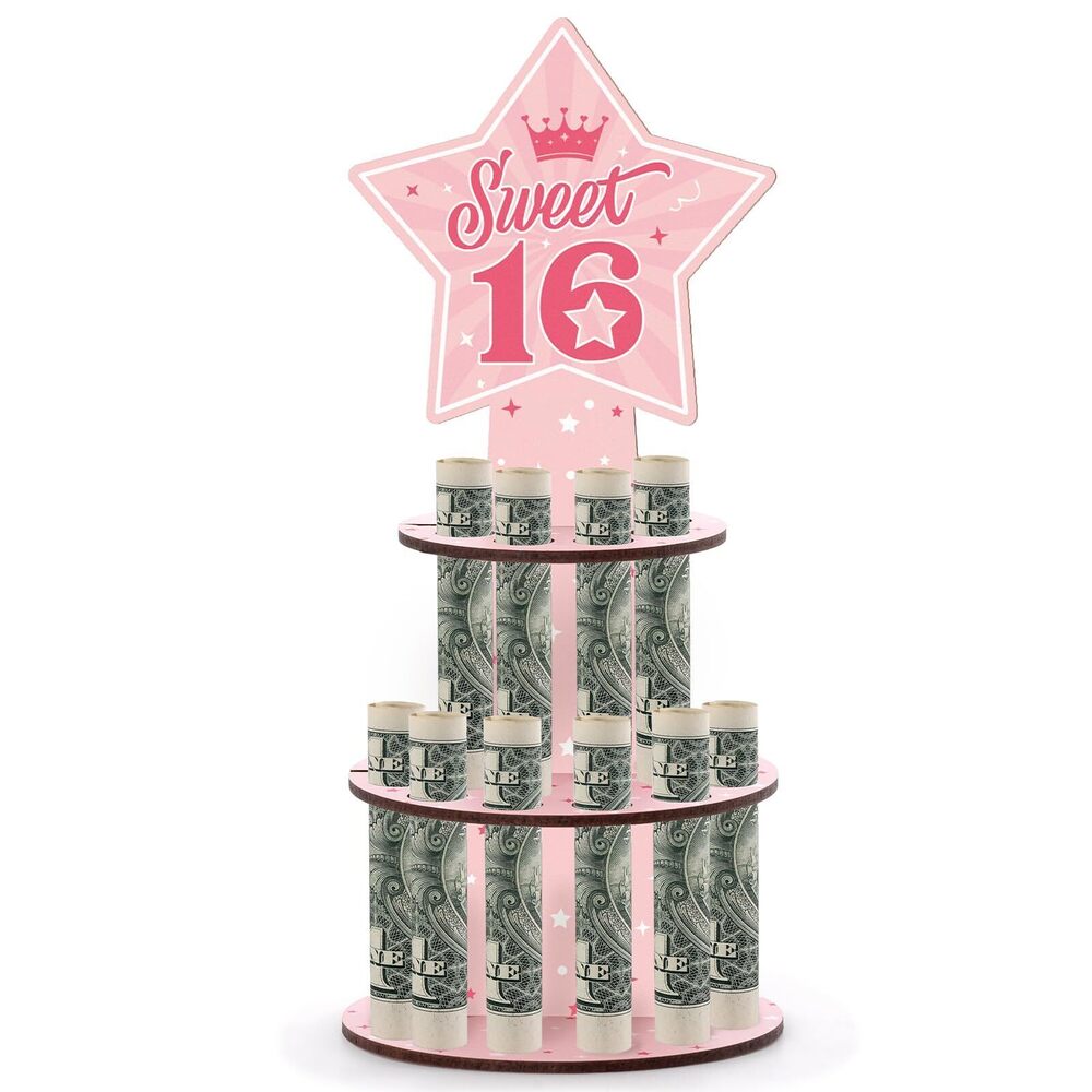 9706 Sweet 16th Birthday Money Holder Money Card for Cash Gifts for Her DIY